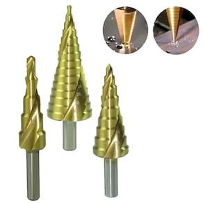 Kit 3 Broca Escalonada 4-12 4-20 4-32mm - Starfer