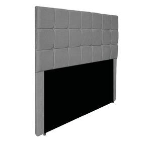Cabeceira Estofada Manchester 195 Cm King Size Suede - Adj Decor Cor Cinza