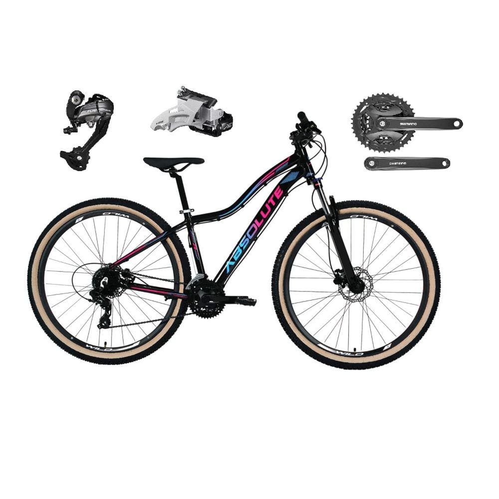 Bicicleta Absolute Hera Sport Disc H Aro 29 Susp. Dianteira 27 Marchas - Preto
