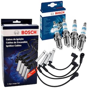Kit Vela e Cabo Vela Ignição VW Crossfox 1.6 16V Bosch