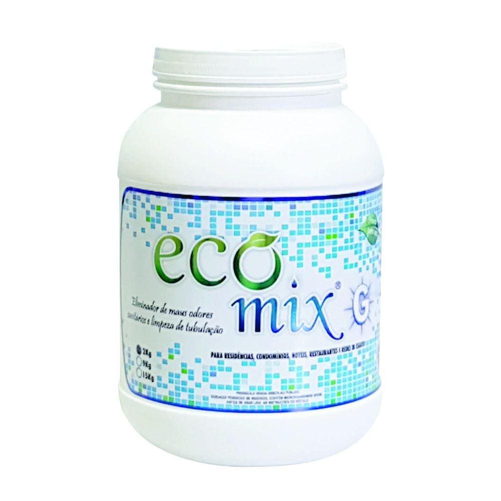 Ecomix G 2Kg - Desentupidor, Limpa Fossas, Caixas De Gordura