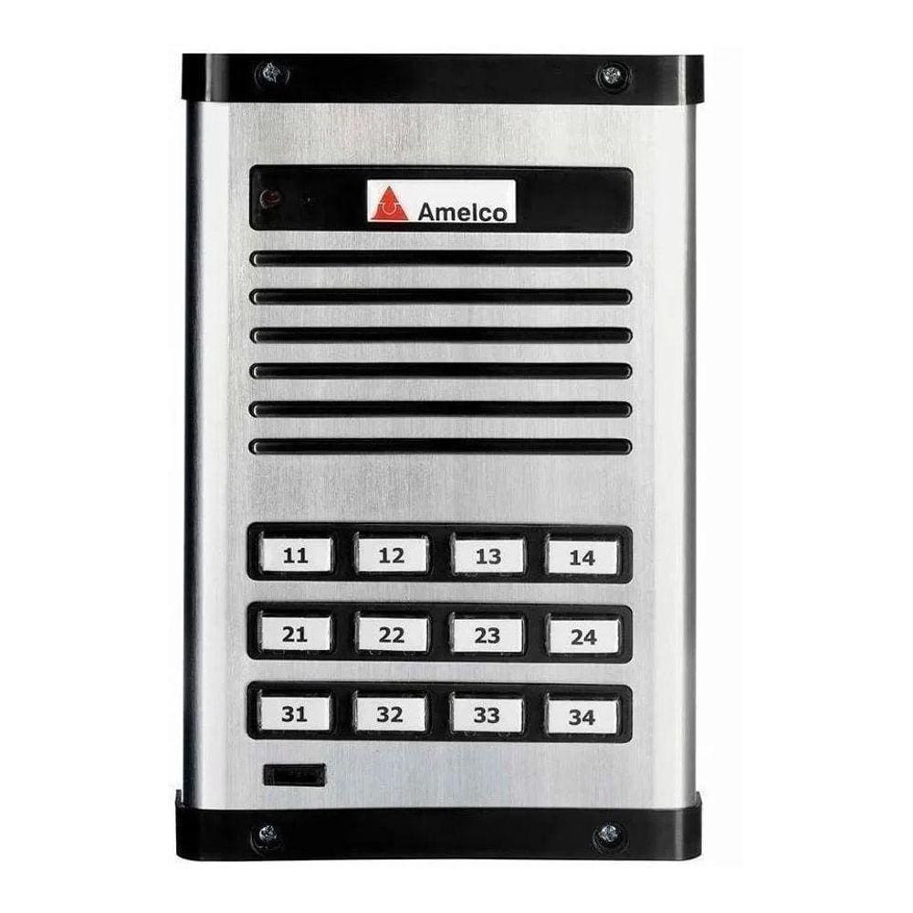 Porteiro Eletronico Coletivo 12 Pontos Amelco Am-Ppr12