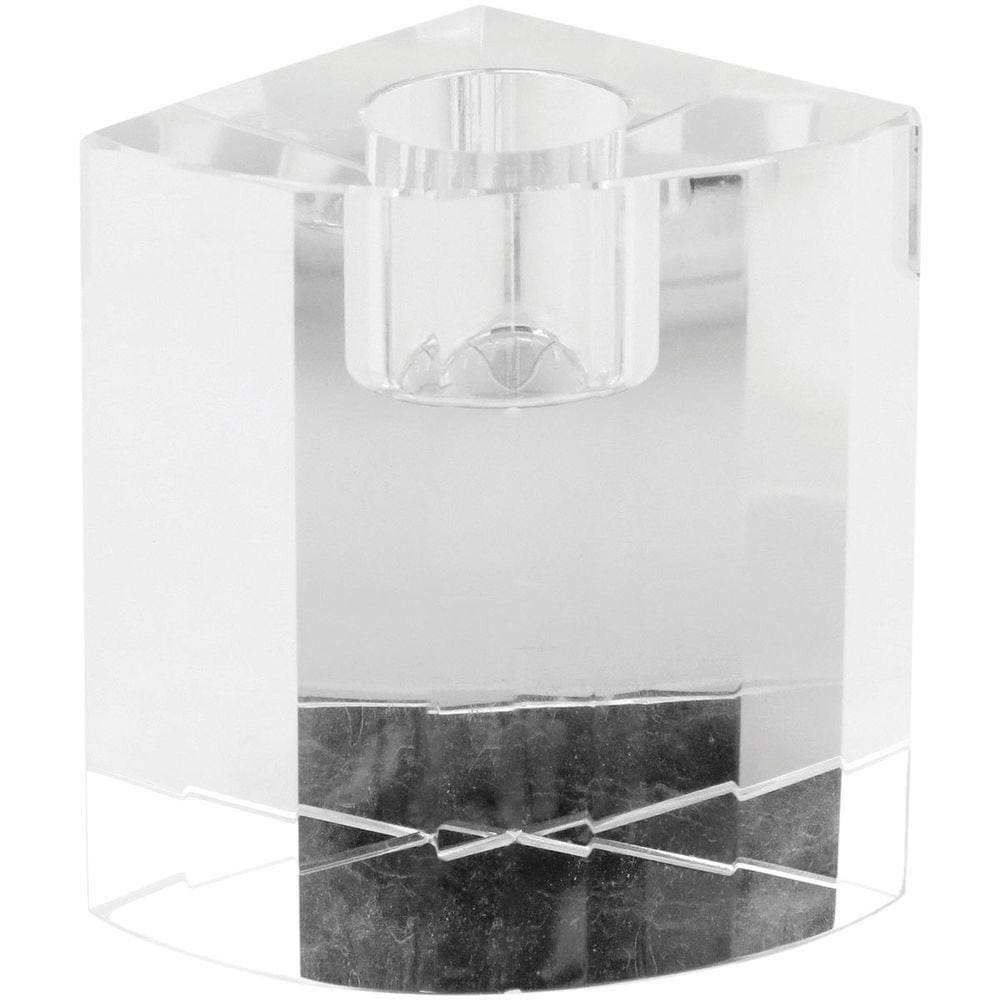 Espectrum Castiçal 8X7X5Cm Cristal Transp