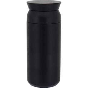 Bally Garrafa Térmica 17X7X7Cm 350Ml Inox Preto Parede Dupla