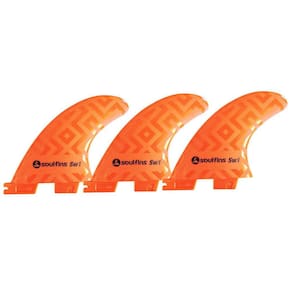 Jogo De Quilhas Soulfins Sw1 Laranja - Encaixe Fcs2