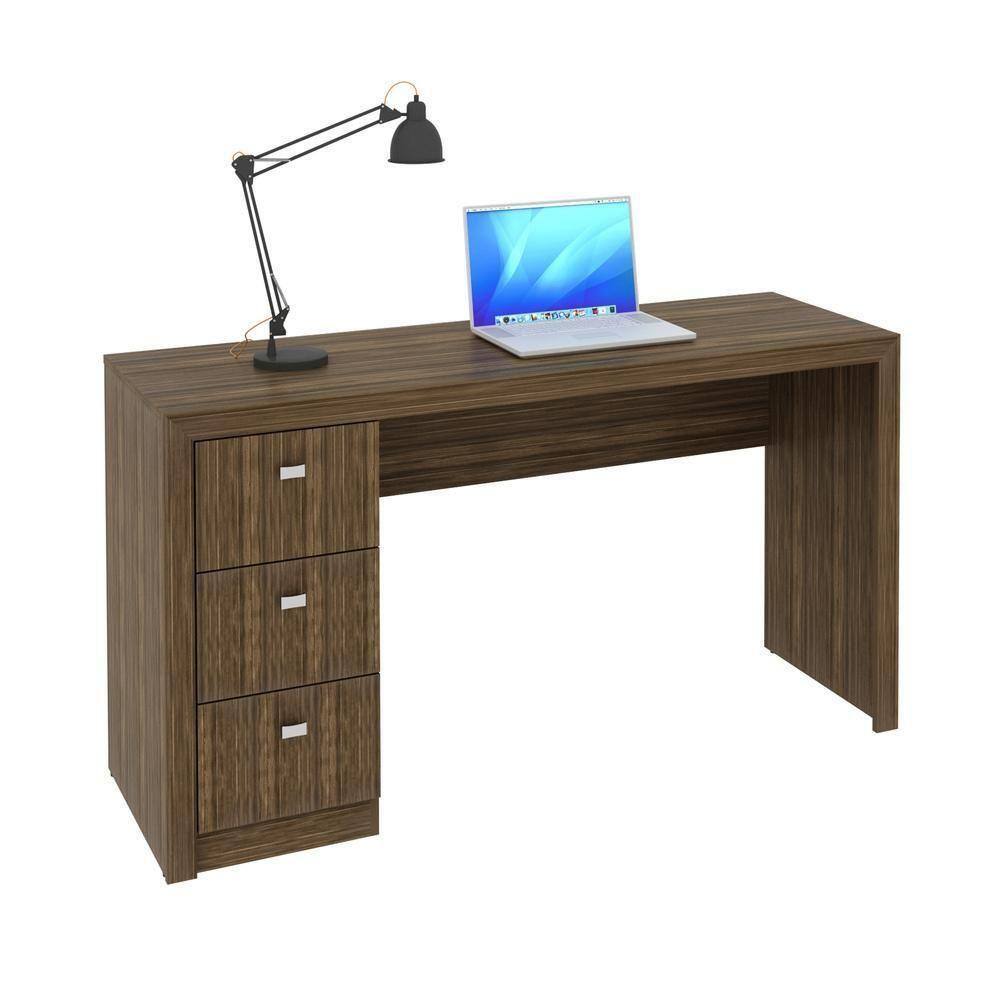 Escrivaninha Multimóveis Vcr25012 Nogal Nogal