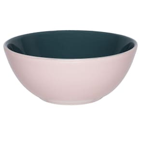 Kit 10 Tigelas Bowl Bicolor Verde E Rosa Oxford® Cerâmica 600ml