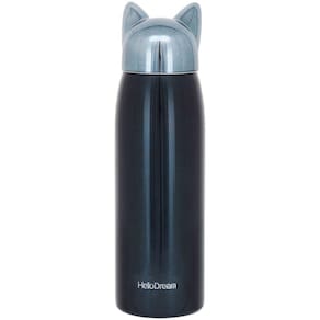 Crush Garrafa Térmica 21X6X6Cm 320Ml Inox Azul Parede Dupla
