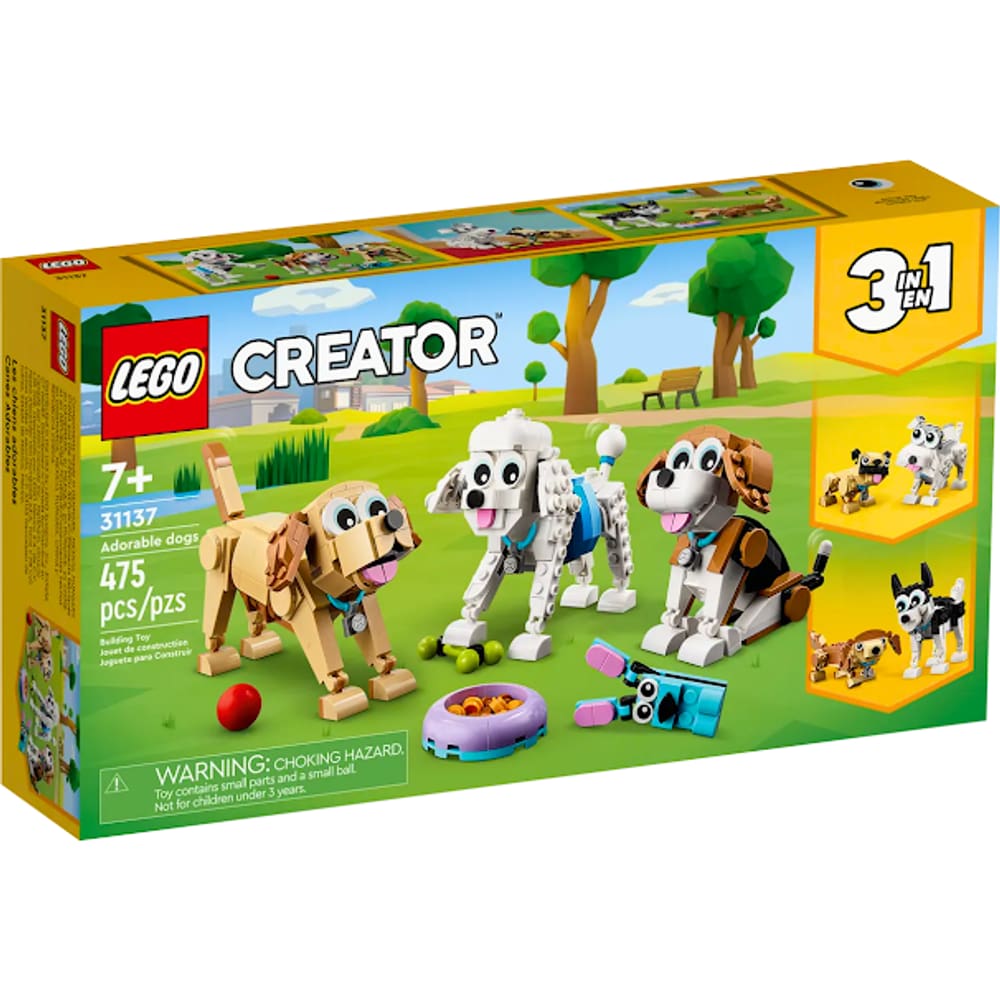 Blocos De Montar Lego Creator Cachorros Adoráveis 31137