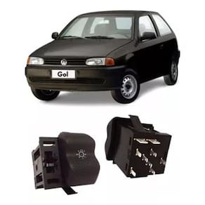 Chave Comutadora Interruptor De Luzes Sem Reostato Vw Gol 1995 1996 Kostal 3109035
