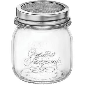 Bormioli Rocco Qstagioni Polvilhador 9X9X9Cm 250Ml Vidro Transp Tampa Inox