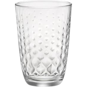 Bormioli Rocco Glit Copo Long Drink 12X8X8Cm 395Ml Vidro Transp 6Pç