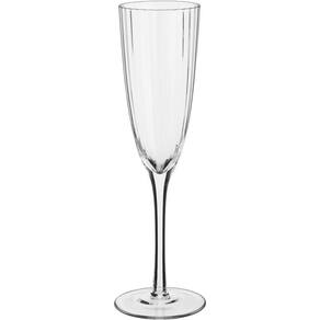 Sacra Taça Champanhe 25X8X8Cm 230Ml Vidro Transp 6Pç
