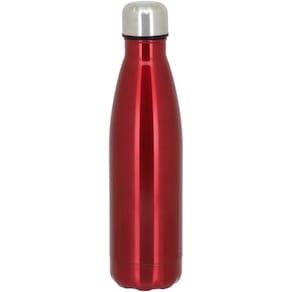 Mijia Garrafa Térmica 27X7X7Cm 500Ml Inox Vermelho Parede Dupla