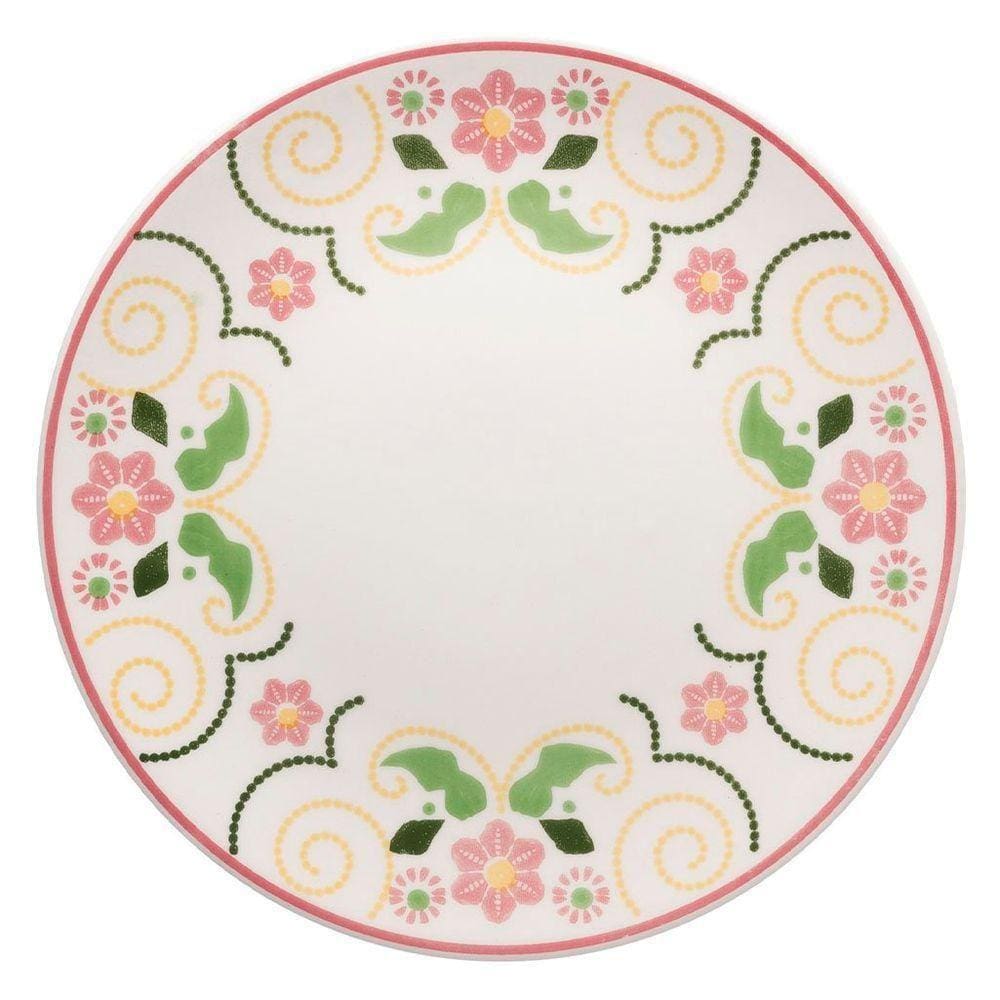 Kit 2 Pratos De Sobremesa Unni Lima Oxford® Cerâmica 19 Cm