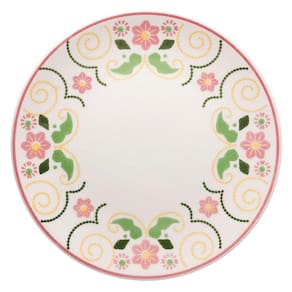 Kit 6 Pratos De Sobremesa Unni Lima Oxford® Cerâmica 19 Cm