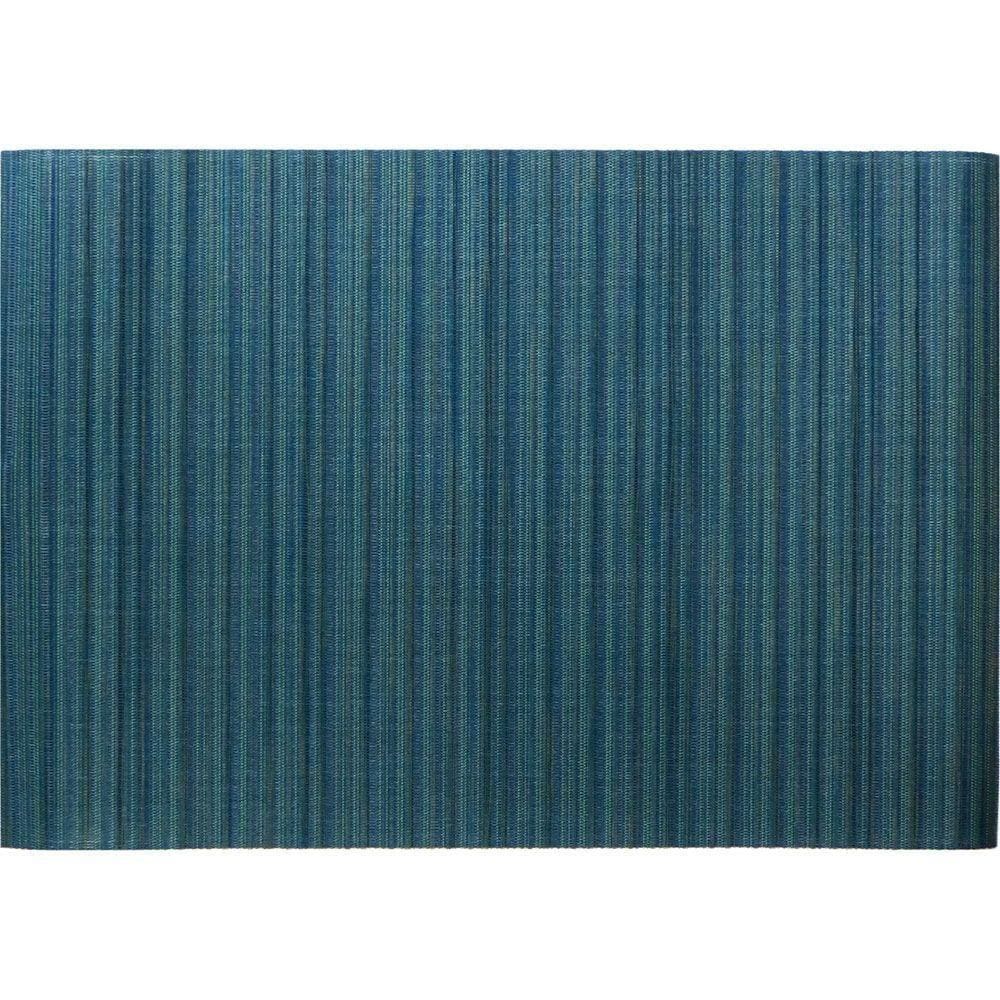 Lugar Americano 44X30Cm Pvc Azul 4Pç