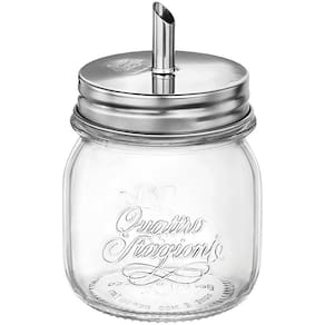 Bormioli Rocco Qstagioni Açucareiro 10X9X9Cm 250Ml Vidro Transp Tampa Inox