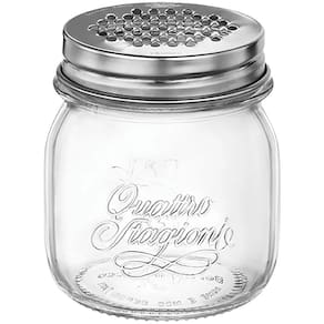 Bormioli Rocco Qstagioni Queijeira 9X9X9Cm 250Ml Vidro Transp Tampa Inox
