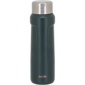 Just Life Garrafa Térmica 23X7X7Cm 500Ml Inox Verde Parede Dupla