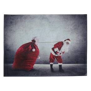 Jogo Americano Estampa Natalina Papai Noel 2 Peças