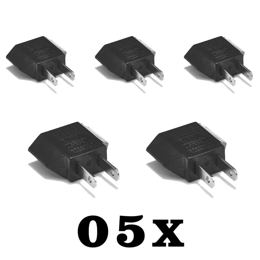Adaptador Tomada Saida 110/220v Chato novo para antigo 5pcs
