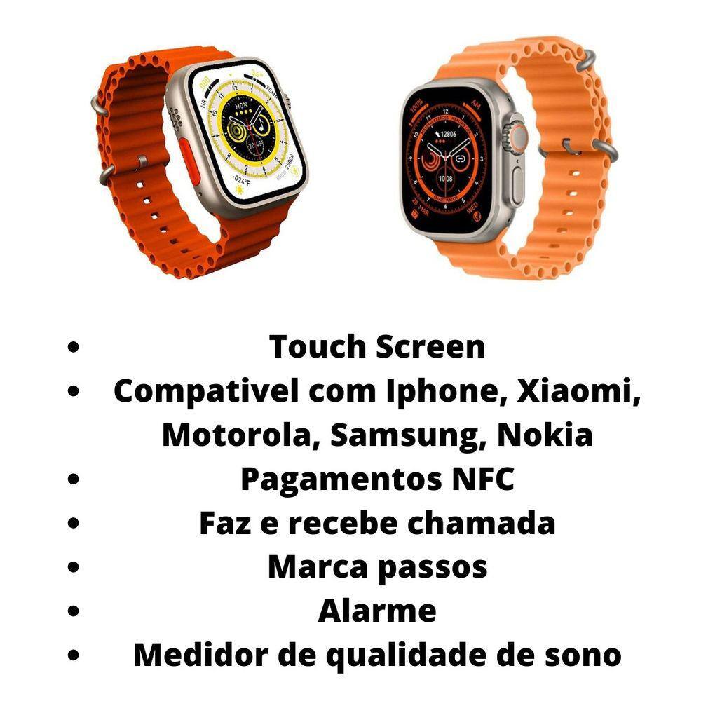 Relógio Inteligente Smart Watch N8 Max Android Ios