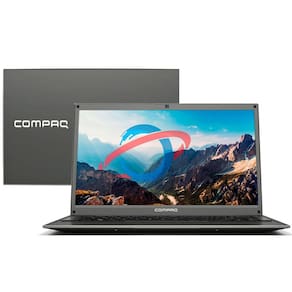 Notebook Compaq Presario 420 - Tela 14, Intel Pentium N3700, RAM 4GB, SSD 240GB, Windows 10 - Cinza