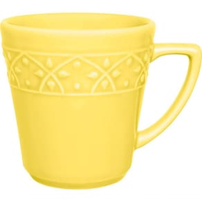 Kit 4 Canecas Amarelo Mendi Sicilia Oxford® Cerâmica 360ml