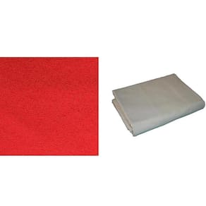 3,1 M Tecido Acrilico Vermelho + 3,1 M Forro Algodão Sinuca