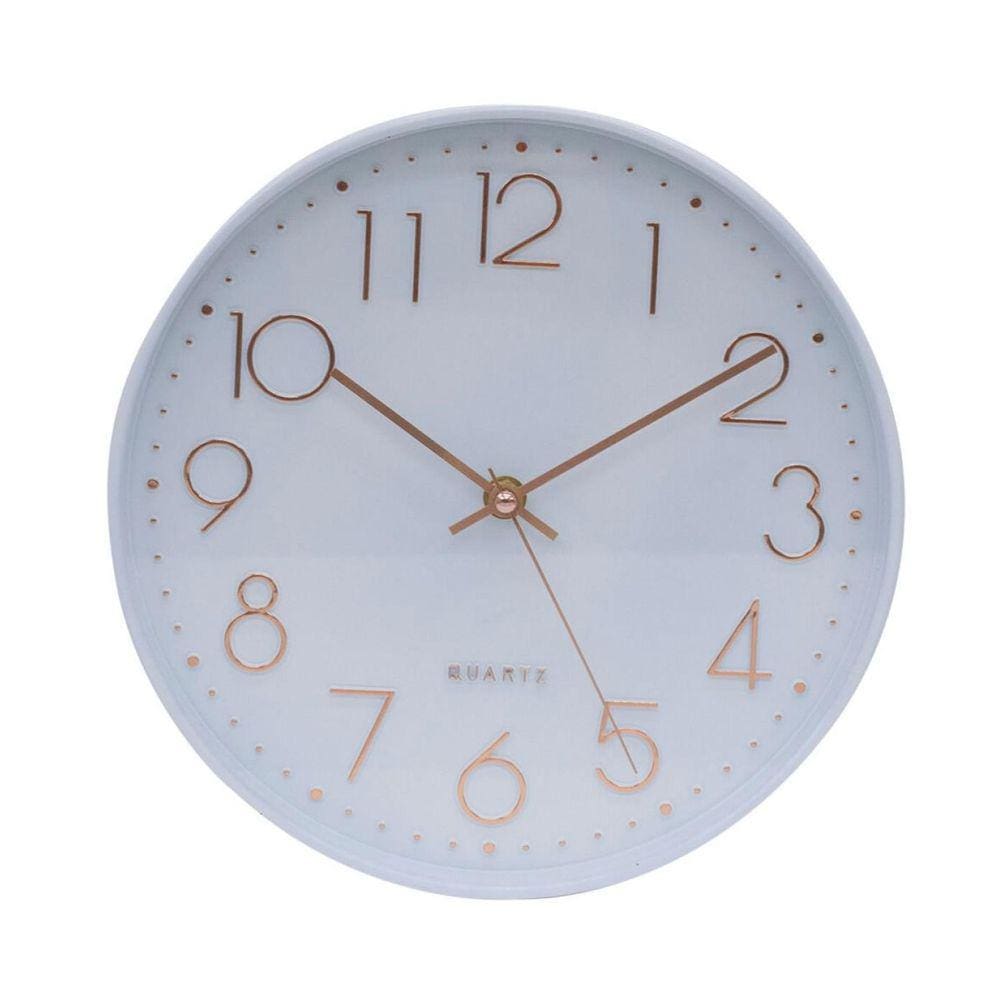 Relógio Parede Branco 25X25Cm