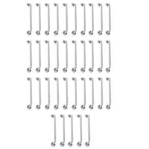 Alça de Apoio Barra Inox 80cm Segurança Kit 34 Unidades Acessibilidade Gestante Idoso Deficiente Cadeirante Quarto Banheiro Corredor Resistente