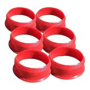 Caçapa 54mm Redonda Vermelha Plastica Mesa Sinuca Bilhar
