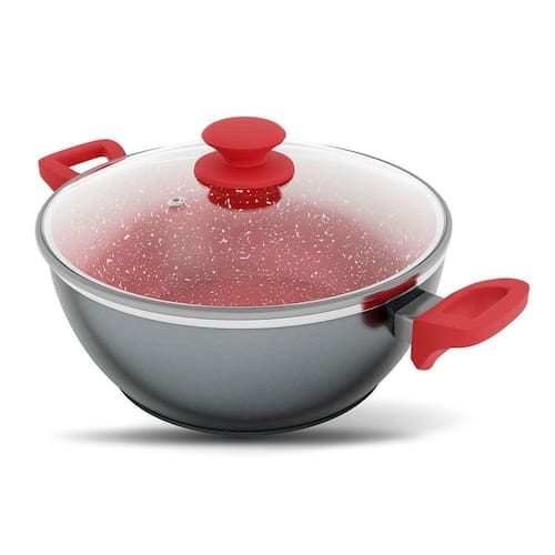 imagem-Panela Philco Pph280acr Redstone Com Tampa De Vidro 6,1l -