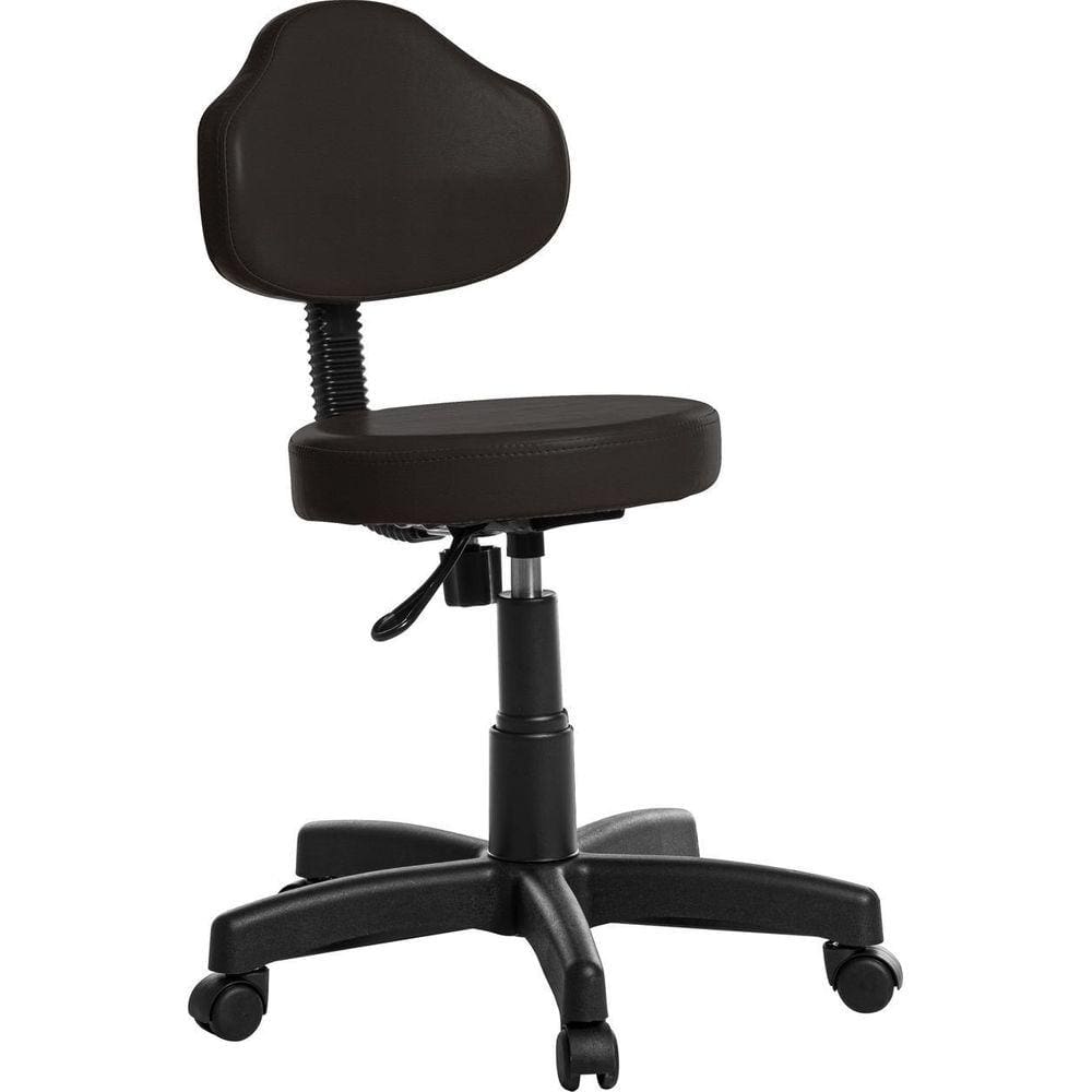 Cadeira Mocho Estética Clinica Plus Rce Cor Marrom Café