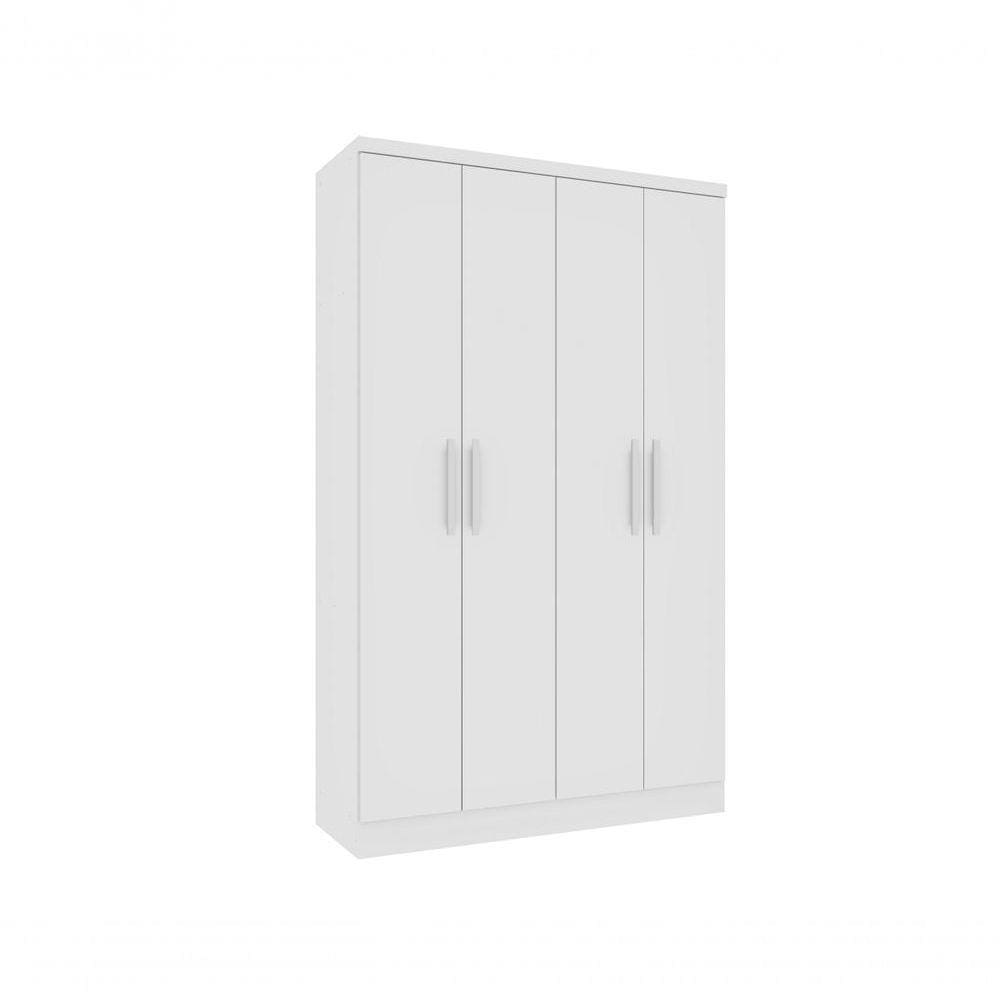 Guarda Roupa Amsterdam 4 Portas Tcil Neve