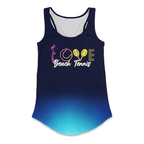 Regata Fem Love Beach Tennis Azul
