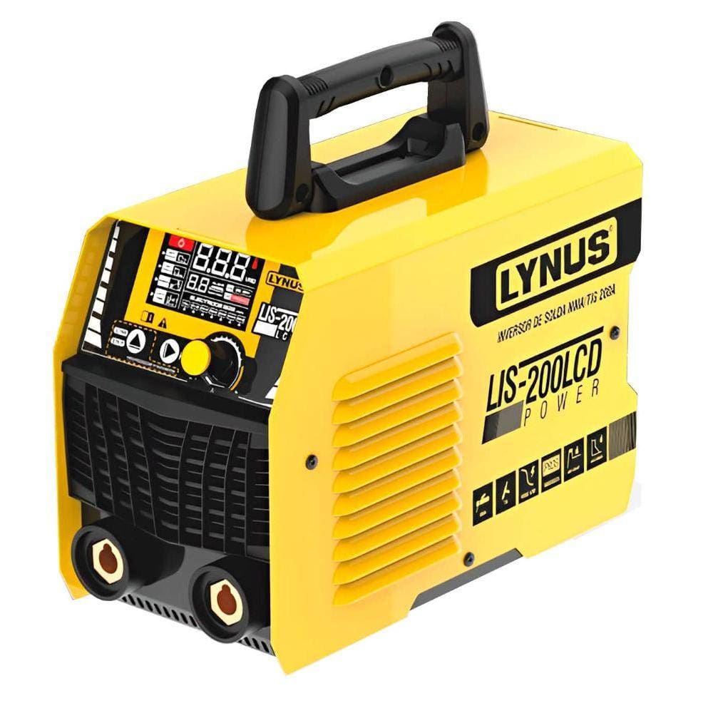 Solda Inversora LIS 200 LCD 200A Display Inteligente e VRD LYNUS