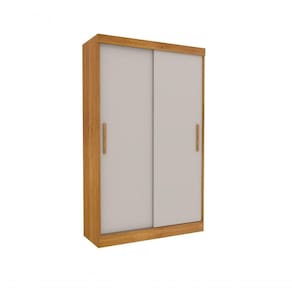 Guarda Roupa Firenze 2 Portas S/Espelho Tcil Cinamomo/Off White