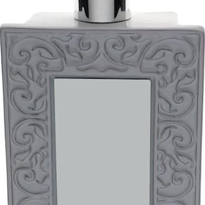PORTA SABONETE GABINETTO EM CERAMICA 440ML 11,7x5x21,5CM COR BRANCA
