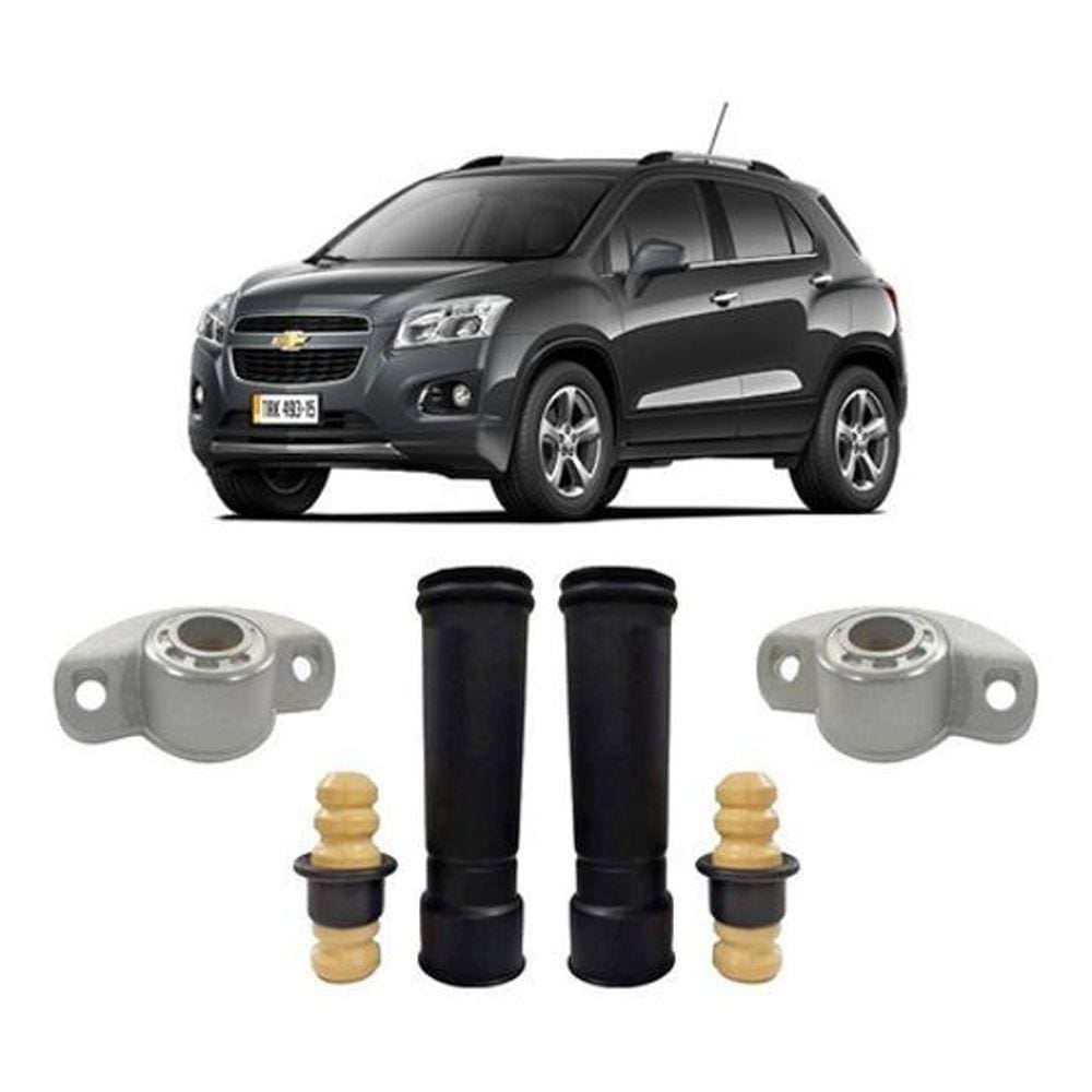 Kit Coxim Batente Traseiro Chevrolet Tracker 2017 2018 2019