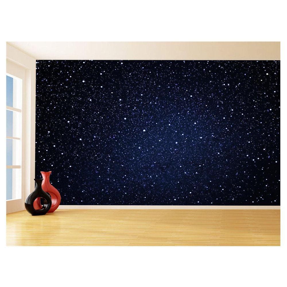 Papel De Parede 3D Espaço Estrelas Galáxia 3,5M Nsp118