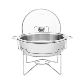 Rechaud Tramontina Banho Maria Inox Sem Fogareiro 4,3 Litros