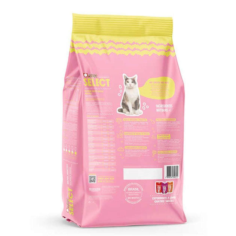 Ração Quatree Select Gatos Adulto Salmão 3kg