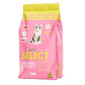 Ração Quatree Select Gatos Adulto Salmão 10,1kg
