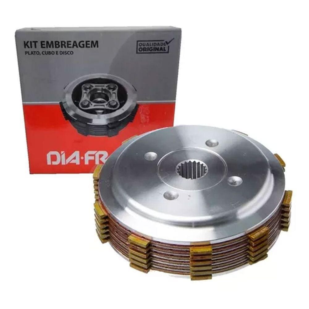 Kit Embreagem Completa CBX Twister 250 / XR Tornado Diafrag