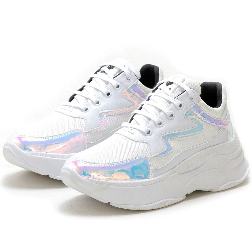 Tenis chunky hot sale holografico