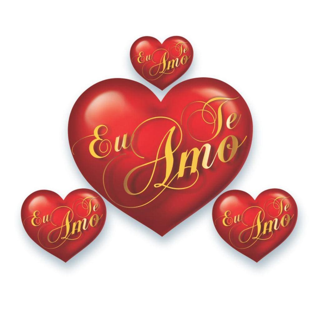 04 Painel Decoração Coração Frases Dia Das Mães/ Namorados