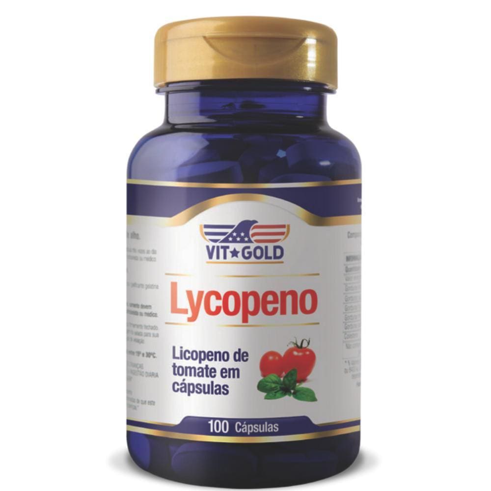 Licopeno De Tomates Vitgold 10Mg 100 Capsulas