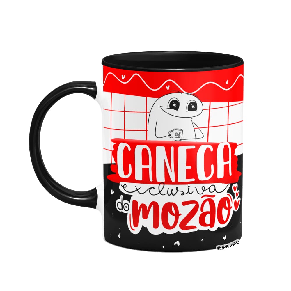 Caneca Flork Namorados - Exclusiva do mozão - B-black